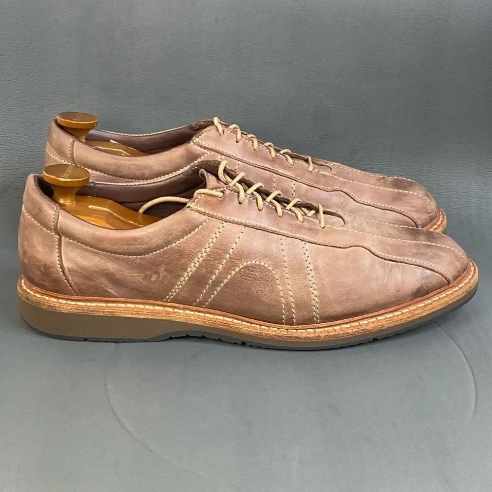 Allen Edmonds Men's Voyager Comfort Oxford beige brown shoes size 13